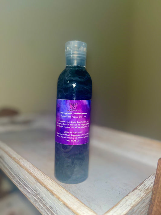 Charcoal and Turmeric Healing Wash